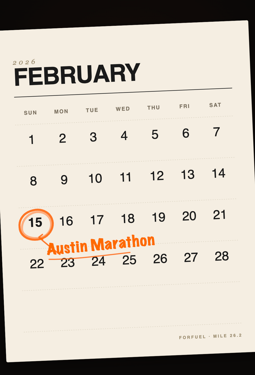 Same race on the calendar.